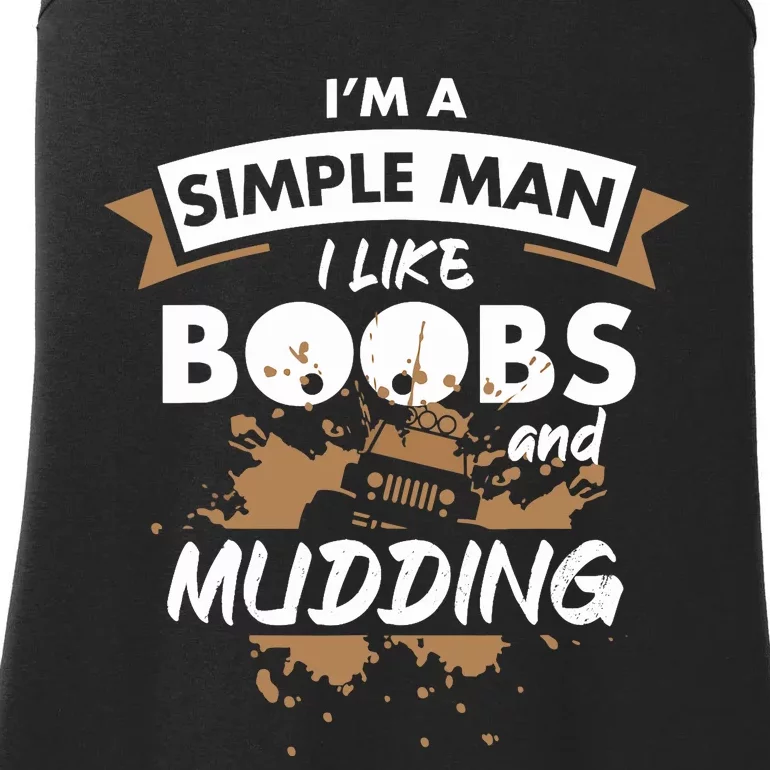 Mudding Mud ATV Funny 4x4 Wheeler Ladies Essential Tank