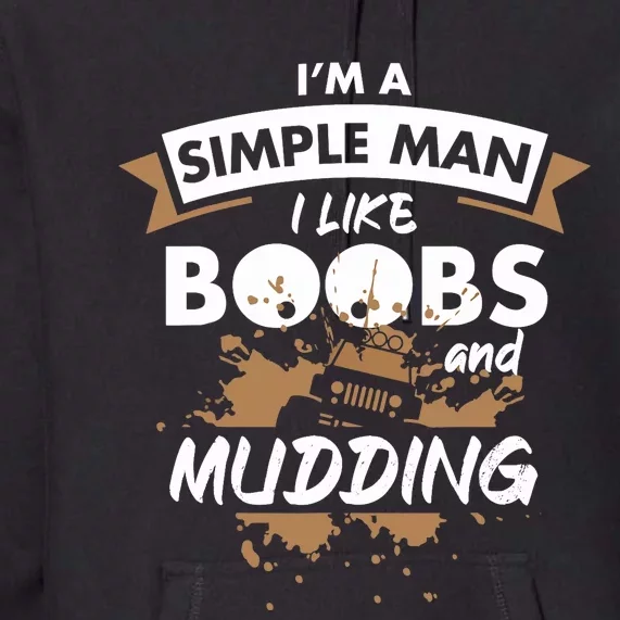 Mudding Mud ATV Funny 4x4 Wheeler Premium Hoodie