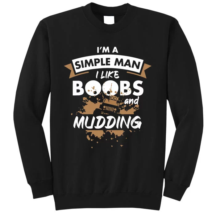 Mudding Mud ATV Funny 4x4 Wheeler Tall Sweatshirt