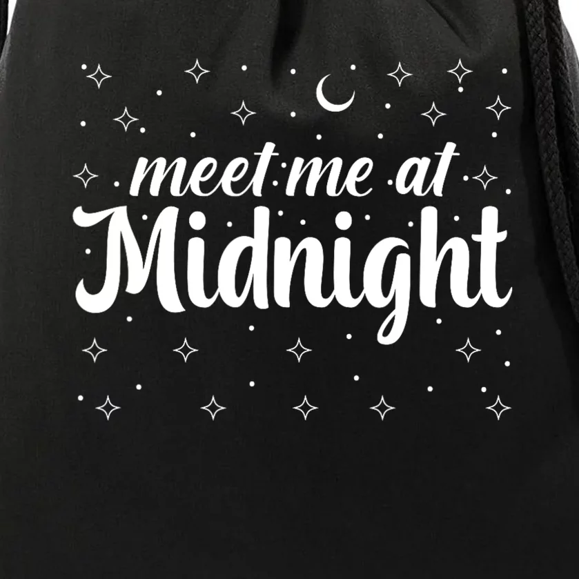 Meet Me At Midnight Drawstring Bag