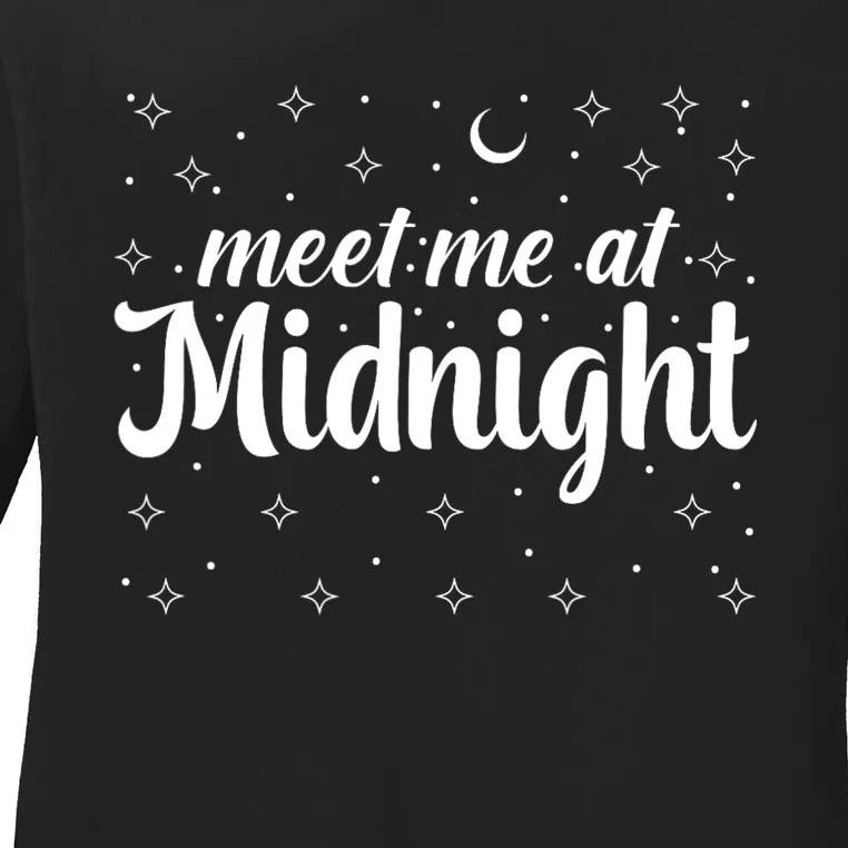 Meet Me At Midnight Ladies Long Sleeve Shirt