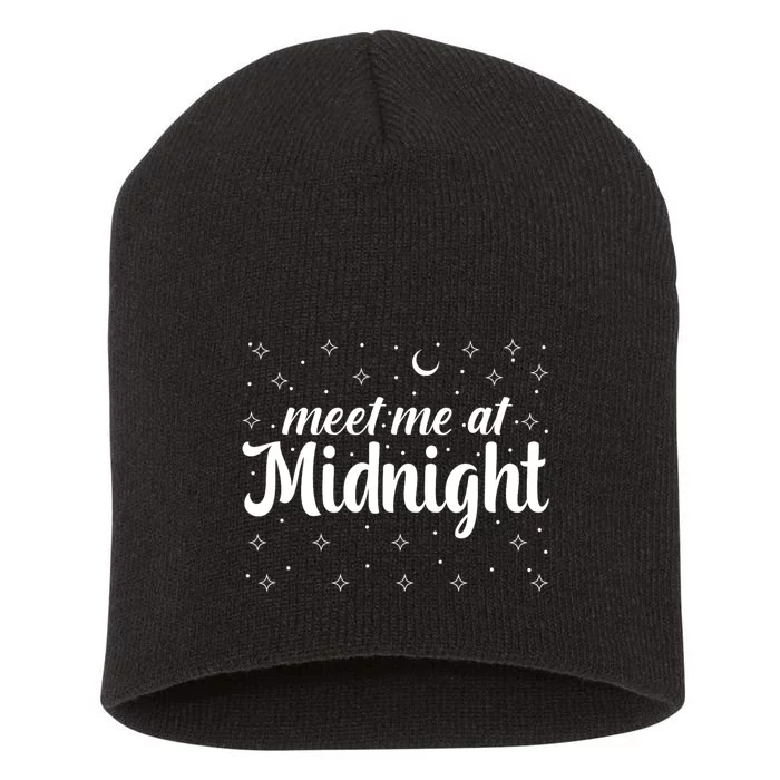 Meet Me At Midnight Short Acrylic Beanie