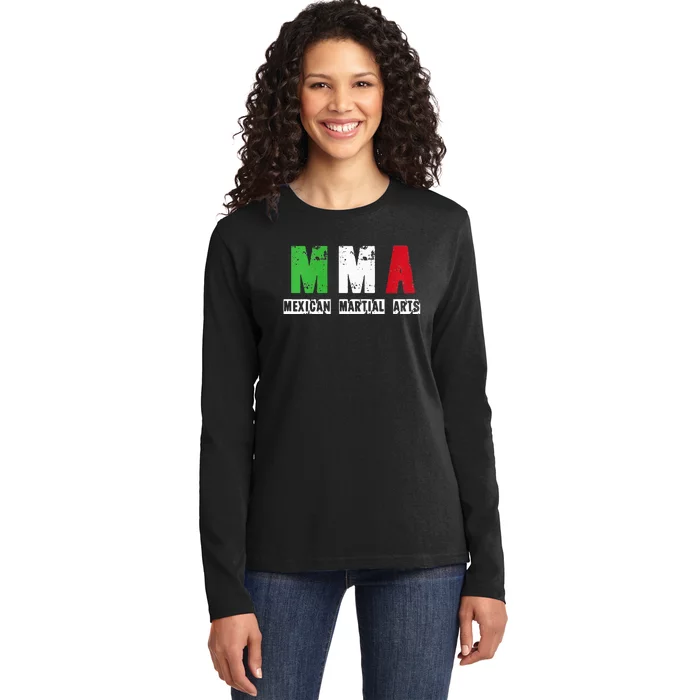 Mexican Martial Arts Ladies Long Sleeve Shirt