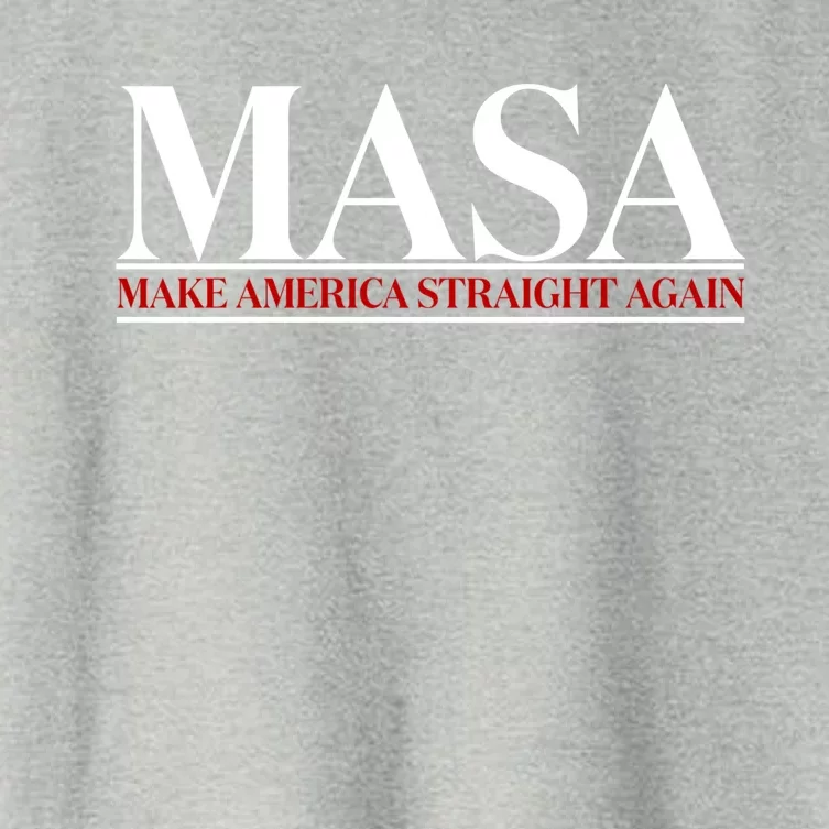 MASA Make America Straight Again Women's Crop Top Tee