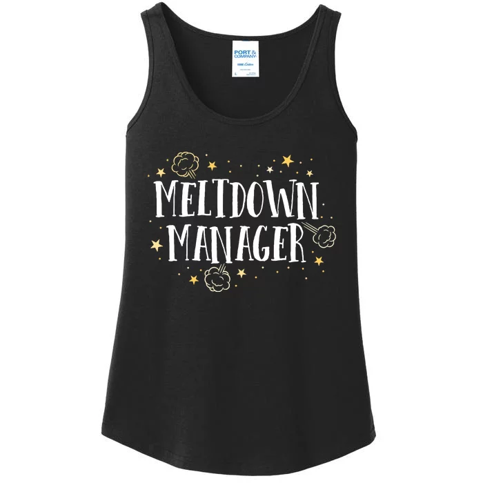 Meltdown Manager After School Daycare Provider Childcare Ladies Essential Tank