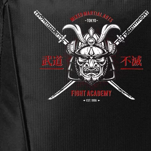 Mixed Martial Arts FIght Academy Samurai Warrior City Backpack