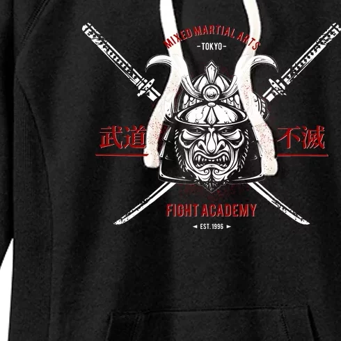 Mixed Martial Arts FIght Academy Samurai Warrior Women's Fleece Hoodie