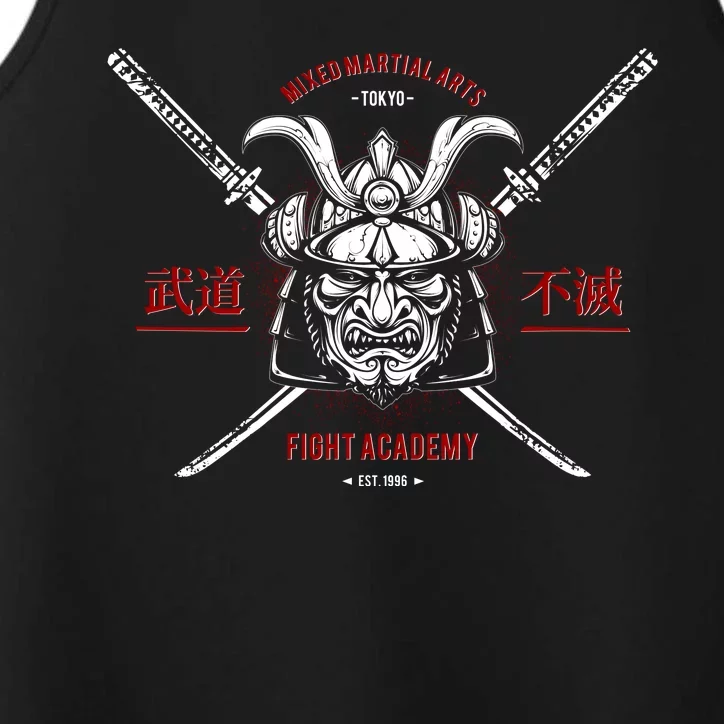 Mixed Martial Arts FIght Academy Samurai Warrior Performance Tank