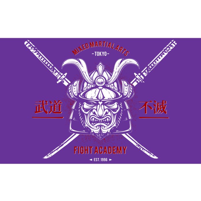 Mixed Martial Arts FIght Academy Samurai Warrior Bumper Sticker