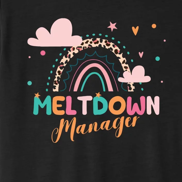 Meltdown Manager After School Daycare Provider Childcare ChromaSoft Performance T-Shirt