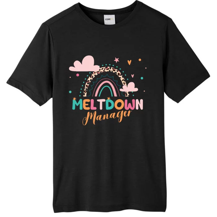 Meltdown Manager After School Daycare Provider Childcare ChromaSoft Performance T-Shirt