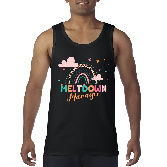 Meltdown Manager After School Daycare Provider Childcare Tank Top