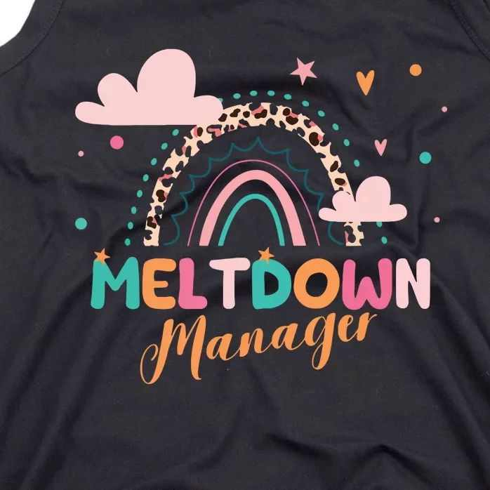 Meltdown Manager After School Daycare Provider Childcare Tank Top