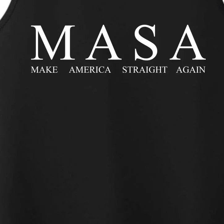 MASA Make America Straight Again Performance Tank