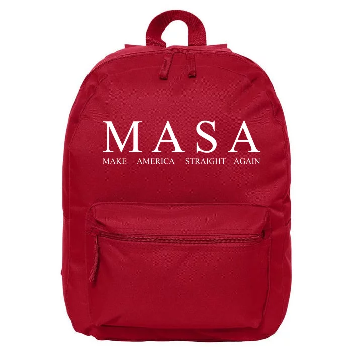 MASA Make America Straight Again 16 in Basic Backpack