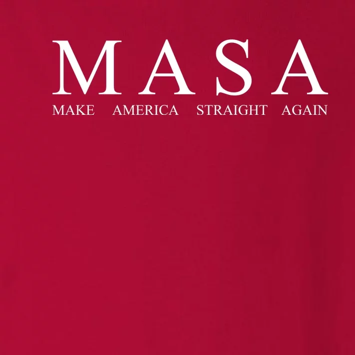 MASA Make America Straight Again Toddler Long Sleeve Shirt