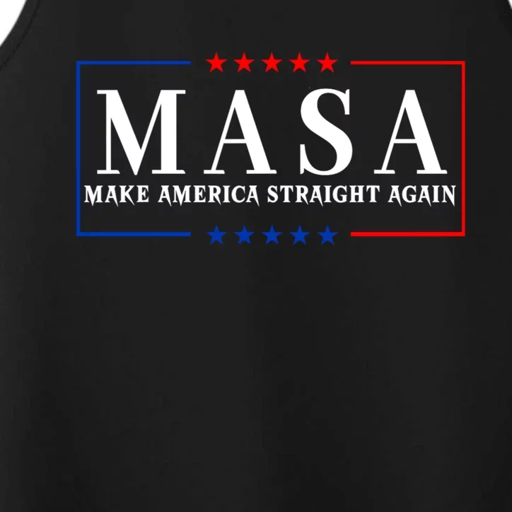 MASA Make America Straight Again Performance Tank