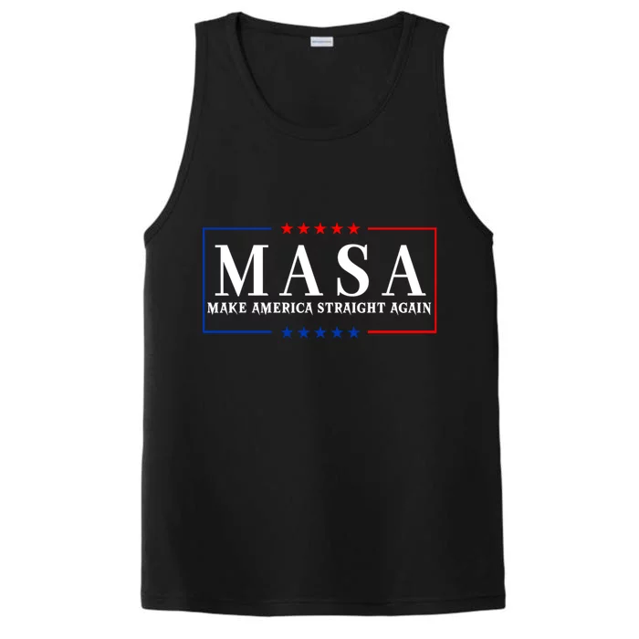 MASA Make America Straight Again Performance Tank