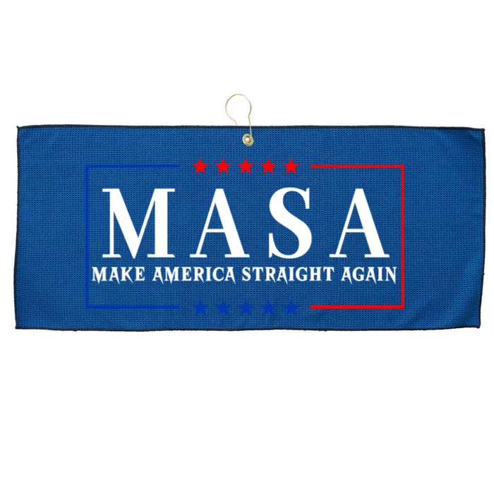 MASA Make America Straight Again Large Microfiber Waffle Golf Towel