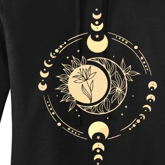 Mystic Moon And Sun Women's Pullover Hoodie