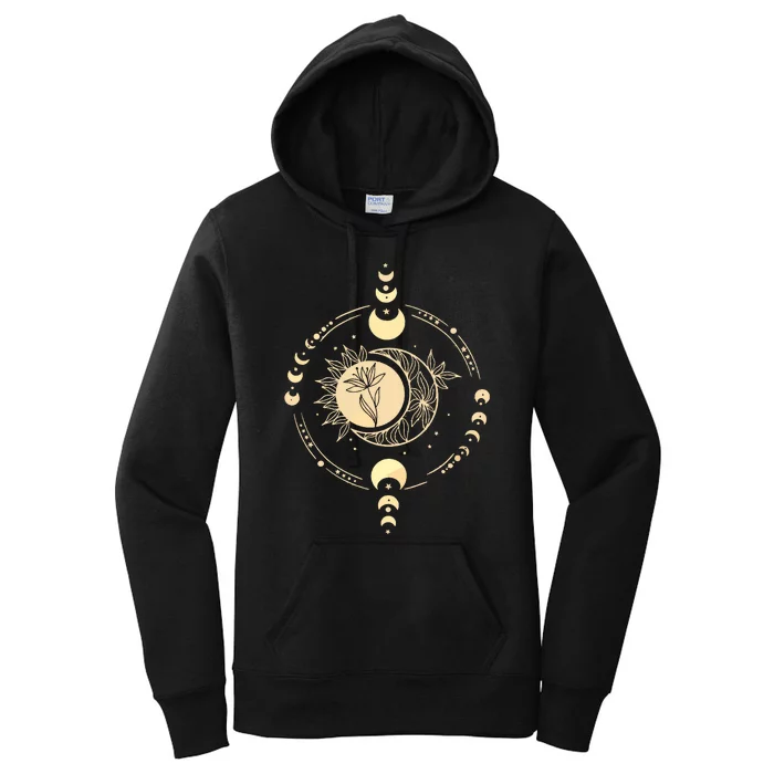 Mystic Moon And Sun Women's Pullover Hoodie