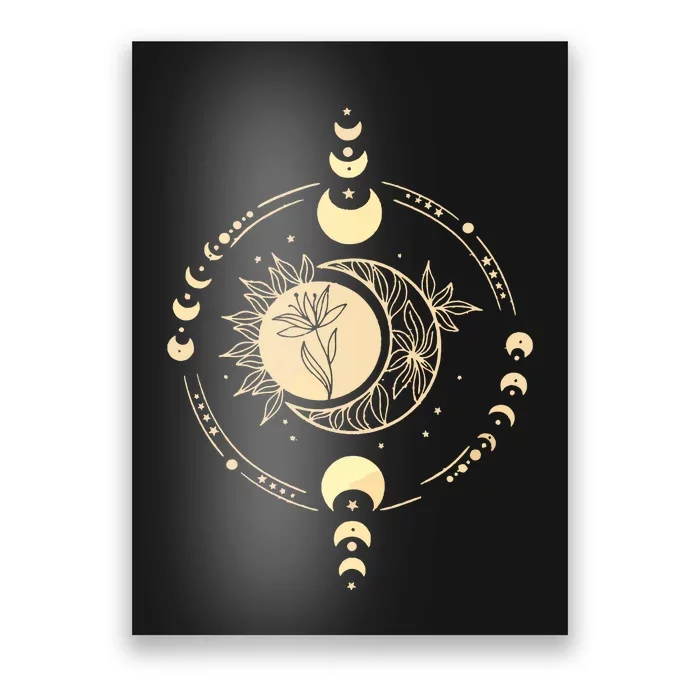 Mystic Moon And Sun Poster