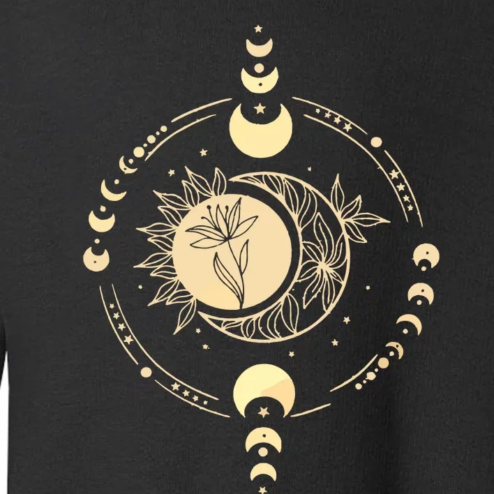 Mystic Moon And Sun Toddler Sweatshirt