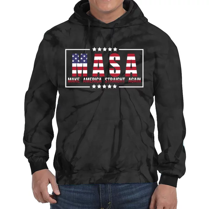 MASA Make America Straight Again Tie Dye Hoodie