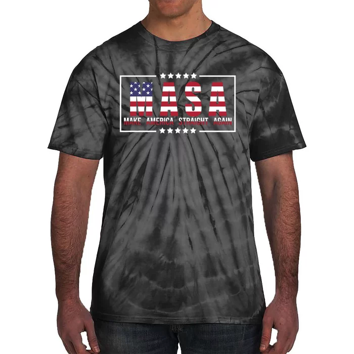 MASA Make America Straight Again Tie-Dye T-Shirt