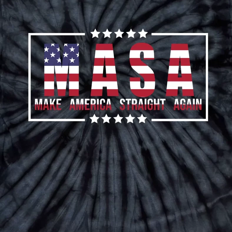 MASA Make America Straight Again Tie-Dye T-Shirt