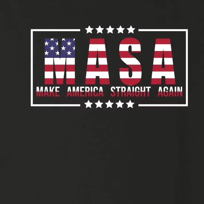 MASA Make America Straight Again Toddler Long Sleeve Shirt