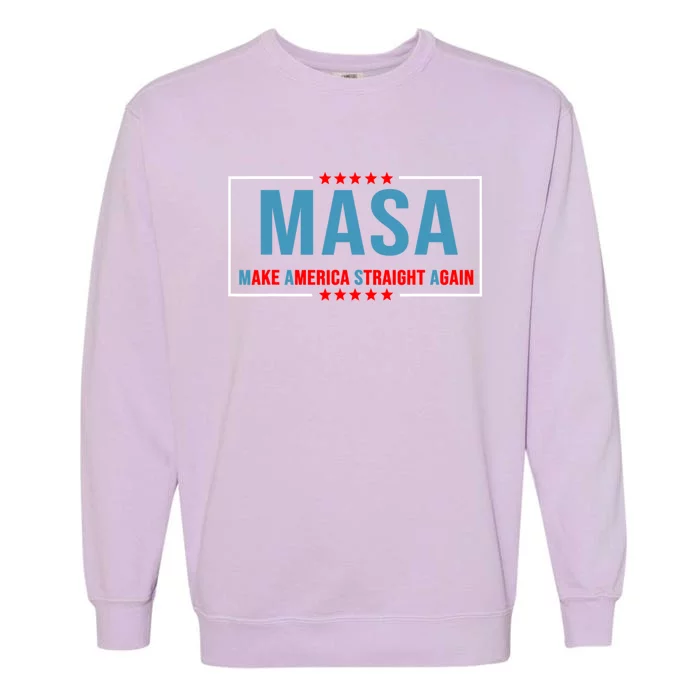 MASA Make America Straight Again Garment-Dyed Sweatshirt