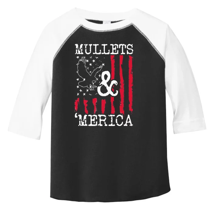 MULLET MULLETS AND MERICA MEN GIFT Toddler Fine Jersey T-Shirt