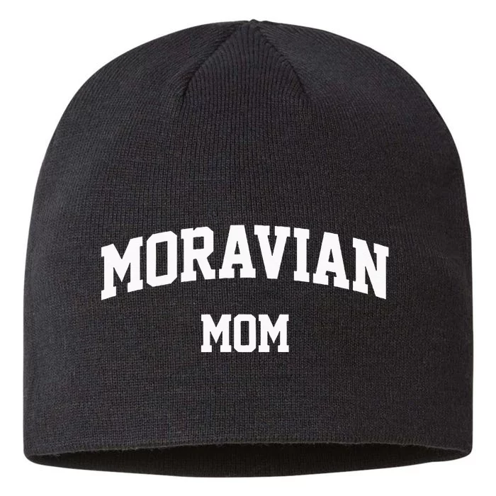 Moravian Mom Athletic Arch College University Alumni 8 1/2in Sustainable Knit Beanie