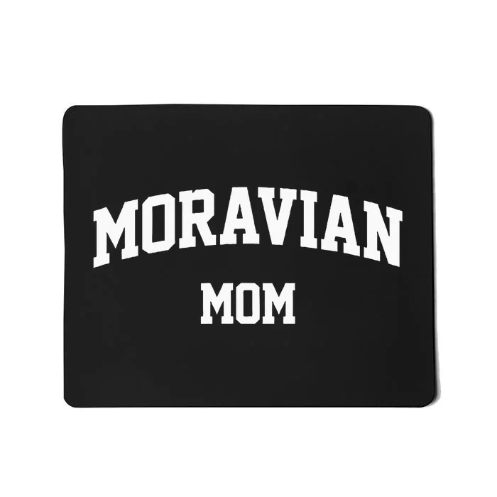 Moravian Mom Athletic Arch College University Alumni Mousepad