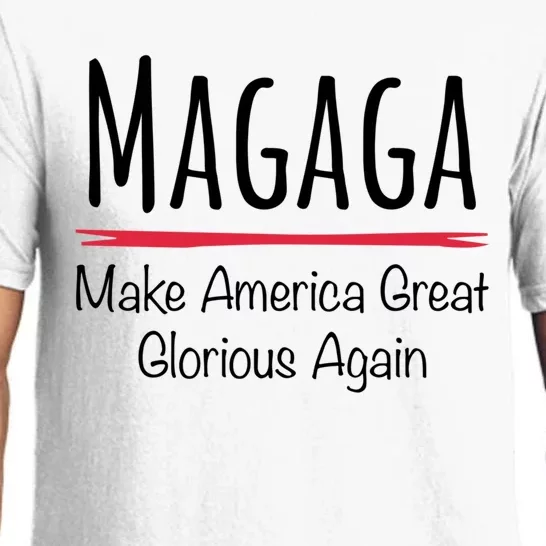 Magaga Make America Great And Glorious Again Gift Pajama Set