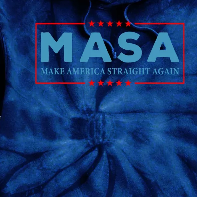 MASA Make America Straight Again Tie Dye Hoodie