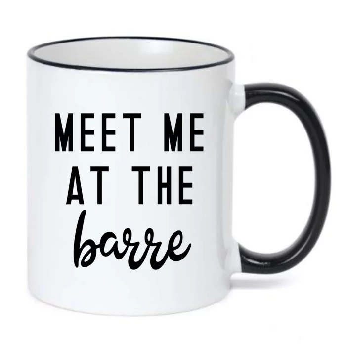 Meet Me At The Barre Gift Cute Funny Fitness Gym Class Great Gift Black Color Changing Mug