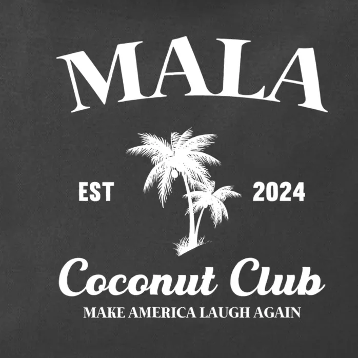 Mala Make America Laugh Again Coconut Club Zip Tote Bag