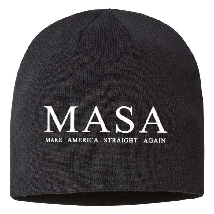 Masa Make America Straight Again 8 1/2in Sustainable Knit Beanie