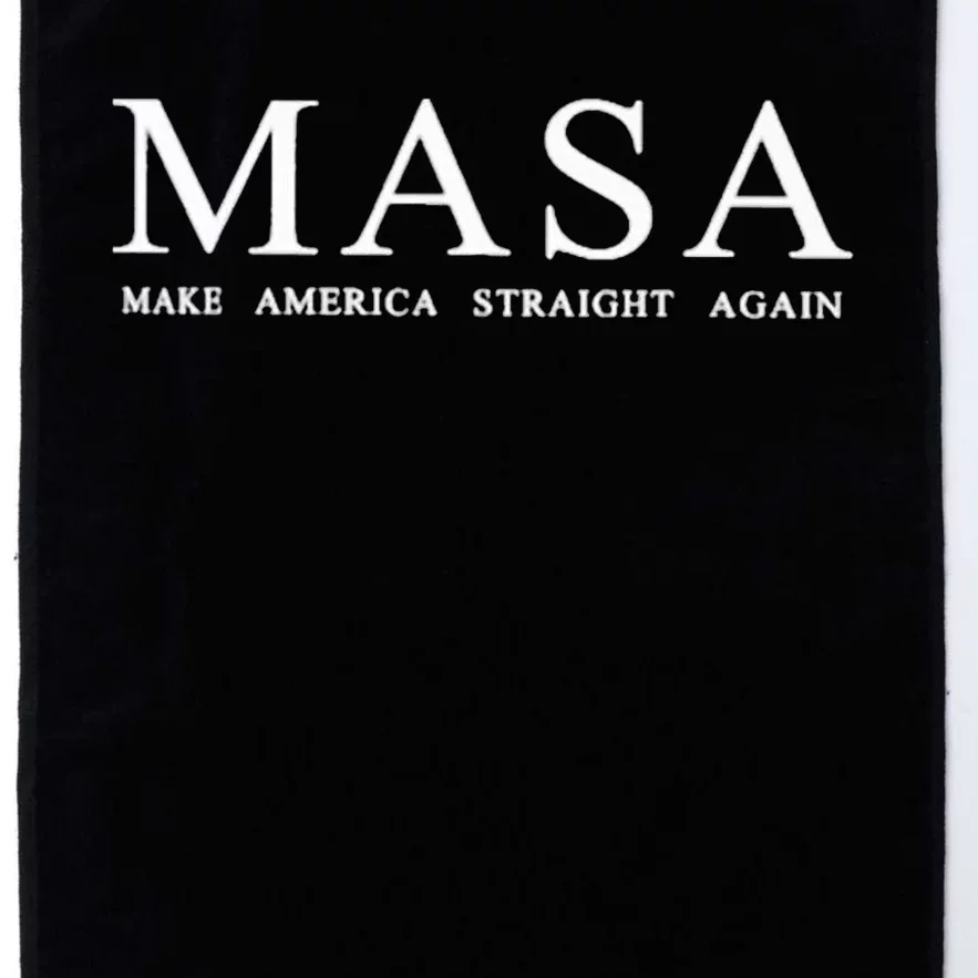 Masa Make America Straight Again Platinum Collection Golf Towel