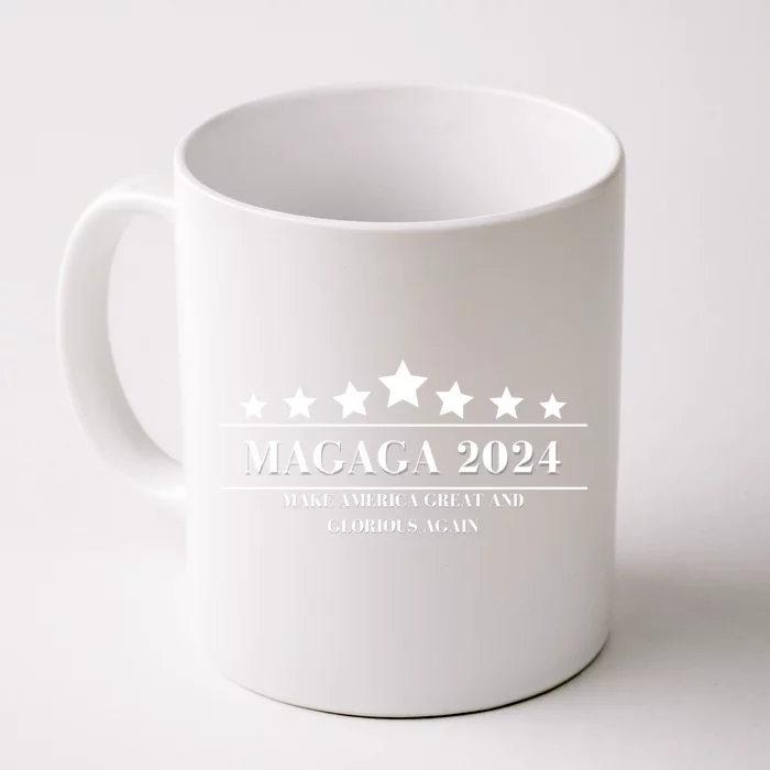 MAGAGA Make America Great And Glorious Again Trump 2024 Election Front & Back Coffee Mug