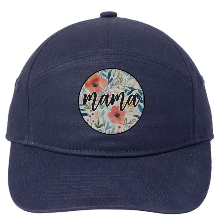 Mama 7-Panel Snapback Hat