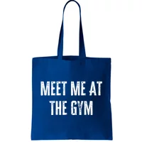 Gym Lover Gift Meet Me At The Gym Workout Weekender Tote Bag by