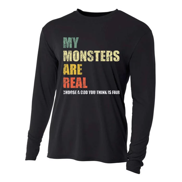 My Monsters Are Real Cooling Performance Long Sleeve Crew