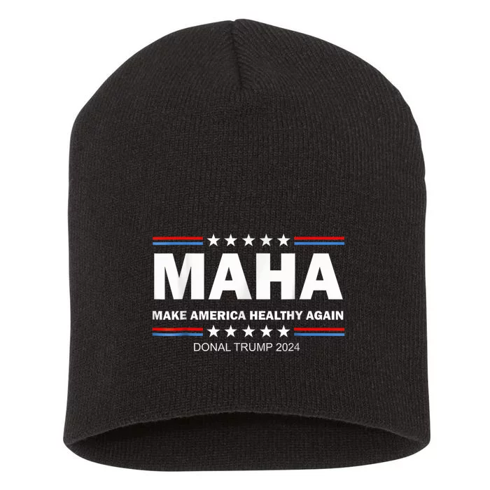 Maha Make America Healthy Again Trump Vance Kennedy 2024 Short Acrylic Beanie