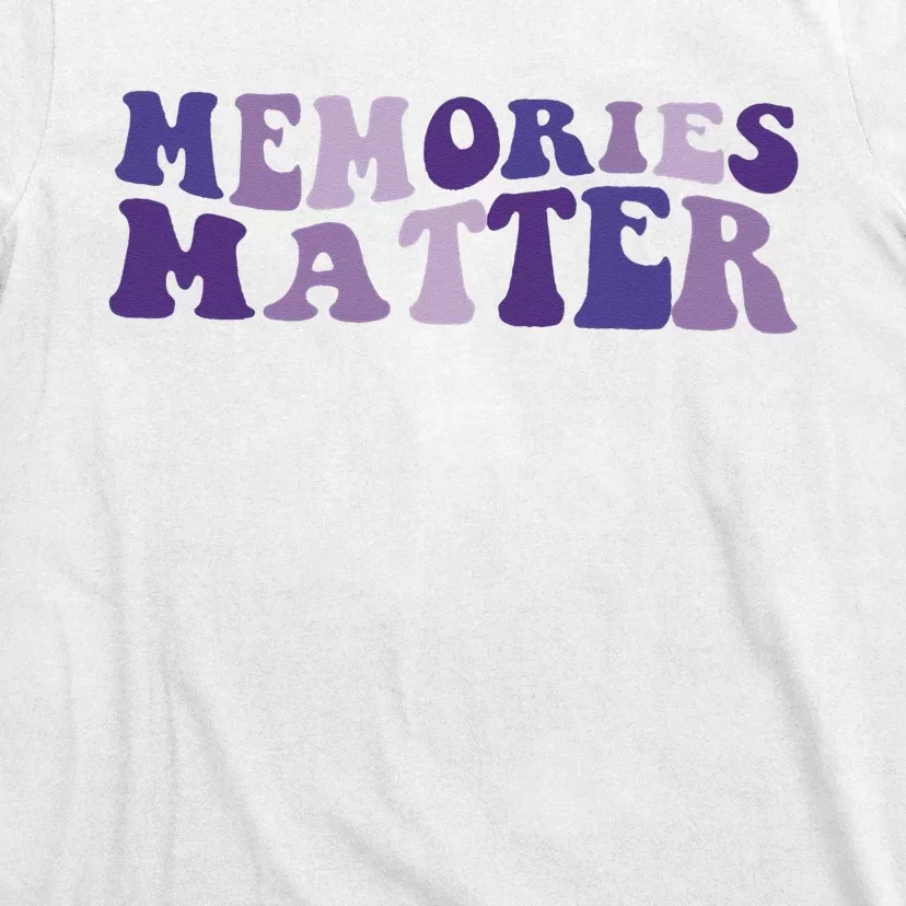 Memory Matters Alzheimer Awareness Ribbon T-Shirt