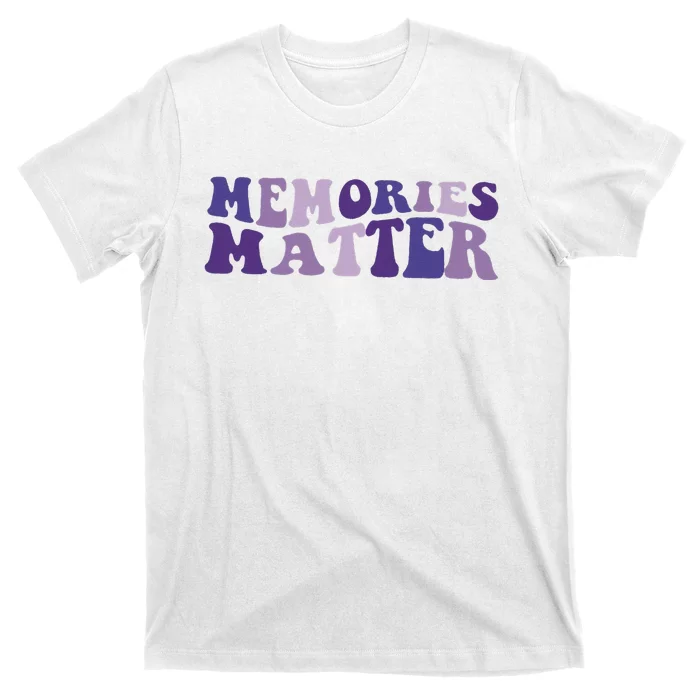 Memory Matters Alzheimer Awareness Ribbon T-Shirt