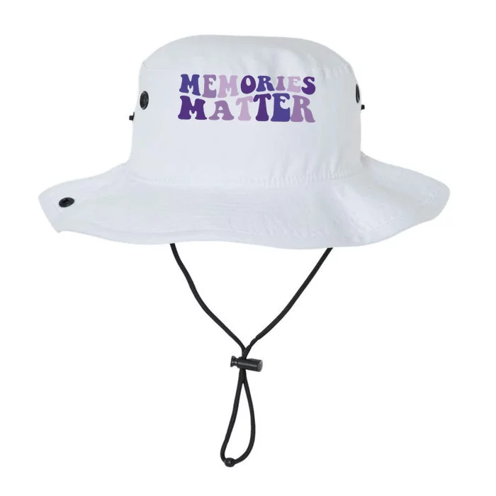 Memory Matters Alzheimer Awareness Ribbon Legacy Cool Fit Booney Bucket Hat