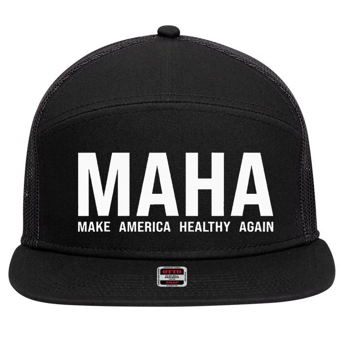 Maha Make America Healthy 7 Panel Mesh Trucker Snapback Hat